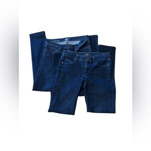 Ann Taylor Loft Modern Skinny Dark Wash Jeans Size 27/4 Two Pair